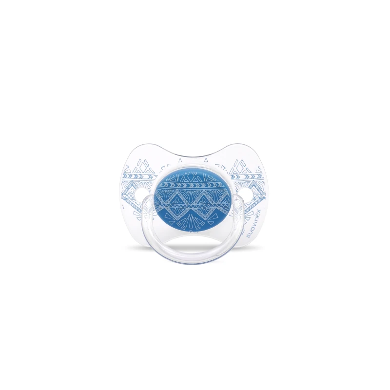 Suavinex Pacifier Premium Couture Physiological Teat - Light Blue +18 - سوافينكس