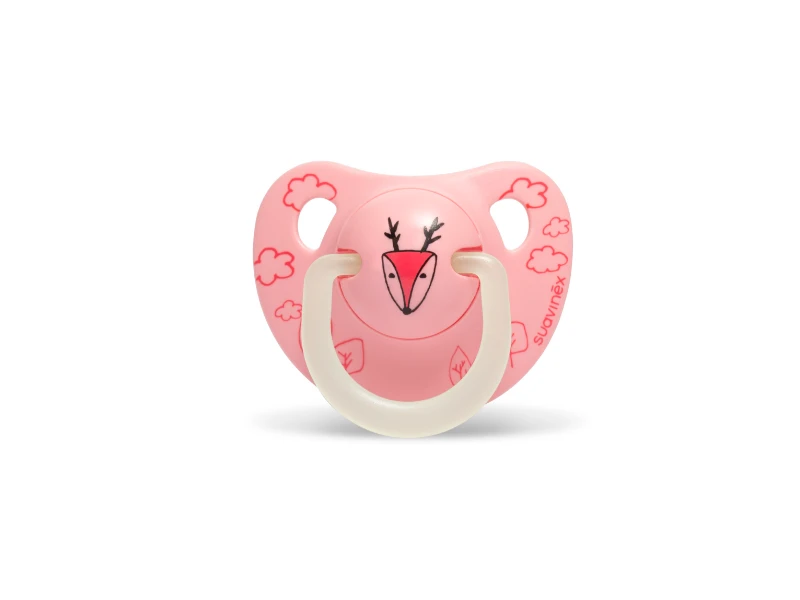Suavinex Anatomical Silicone Pacifier Blue Deer 0-6M - سوافينكس