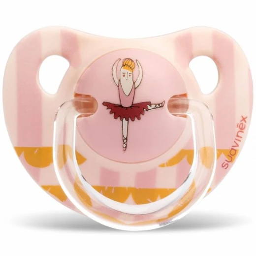 Suavinex Anatomical Silicone Pacifier 0-6m Ballerin Suavinex Anatomical Silicone Pacifier 0-6m Ballerin