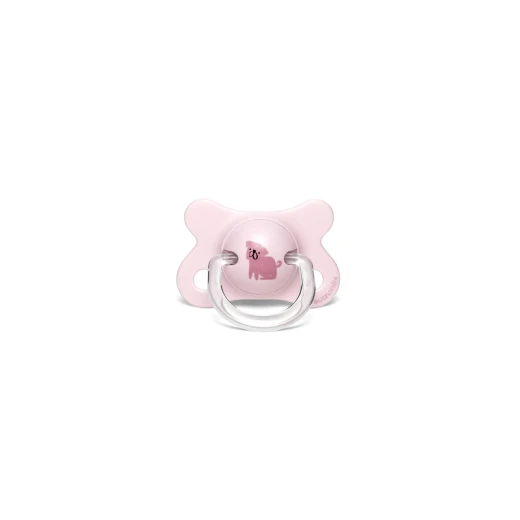 Suavinex - Silicone Pacifier 2-4 Months - Dog - Pink Suavinex - Silicone Pacifier 2-4 Months - Dog - Pink