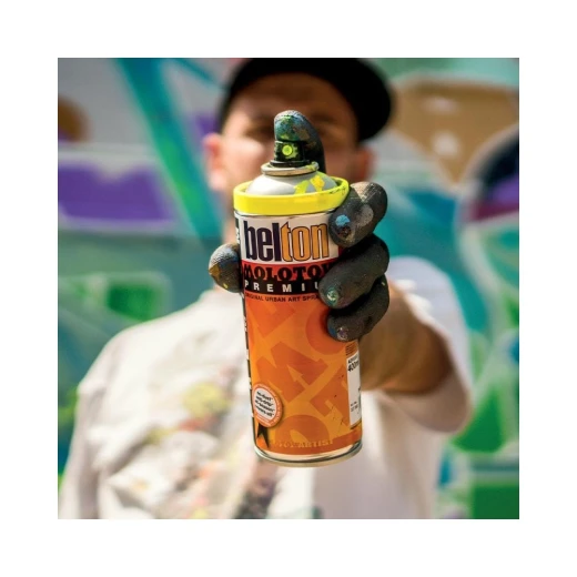 Molotow Belton Premium Spray Paint 400ml poison green 174 - مولوتو - Image 2