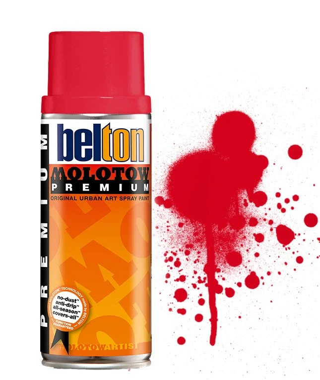 Molotow Belton Premium Spray Paint 400ml swet 100 traffic red 16 - مولوتو