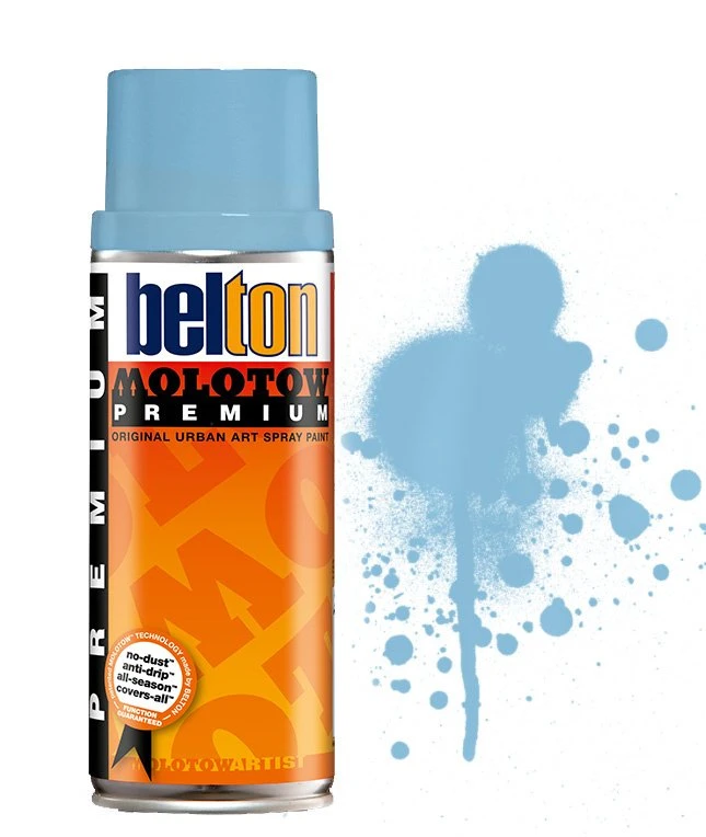Molotow Belton Premium Spray Paint 400ml Shock Blue Light 92 - مولوتو