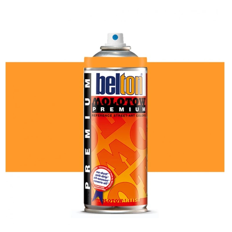 Molotow Belton Premium Spray Paint 400ml Neon Orange 233 - مولوتو