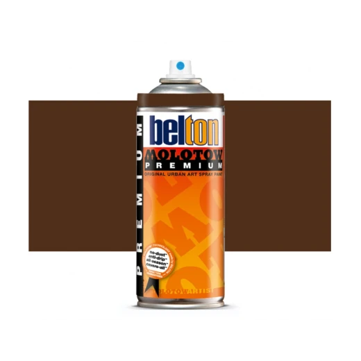 Molotow Belton Premium Spray Paint 400ml Chocolate Brown 208 Molotow Belton Premium Spray Paint 400ml Chocolate Brown 208
