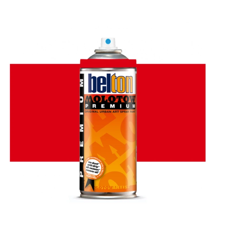 Molotow Belton Premium Spray Paint 400ml Mad C Cherry Red 32 - مولوتو