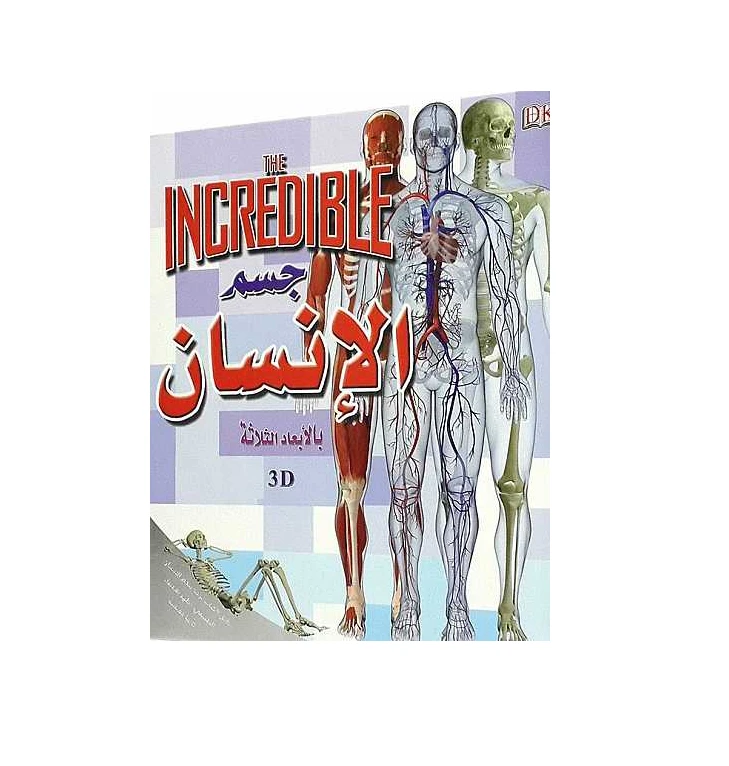 DK - 3D Human Body + Sticker - كتب دي كاي