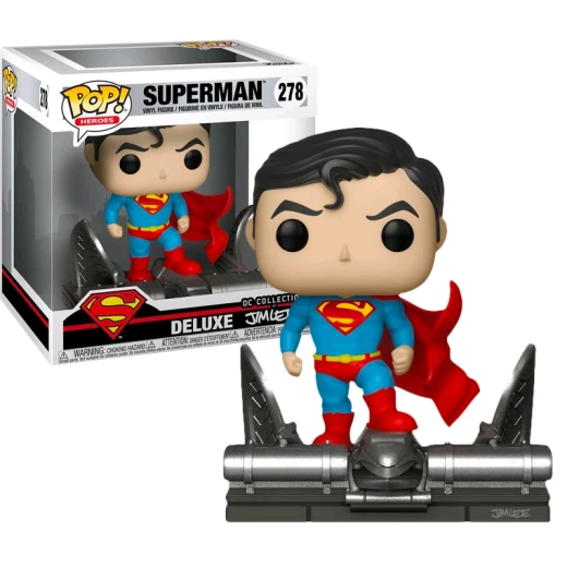 Funko DC Collection by Jim Lee POP! Heroes Superman Deluxe Vinyl Figure Funko DC Collection by Jim Lee POP! Heroes Superman Deluxe Vinyl Figure