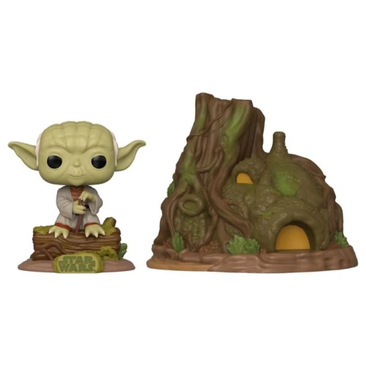 Funko POP! Movies: Star Wars Mandalorian - Yoda With House - فانكو - Image 2