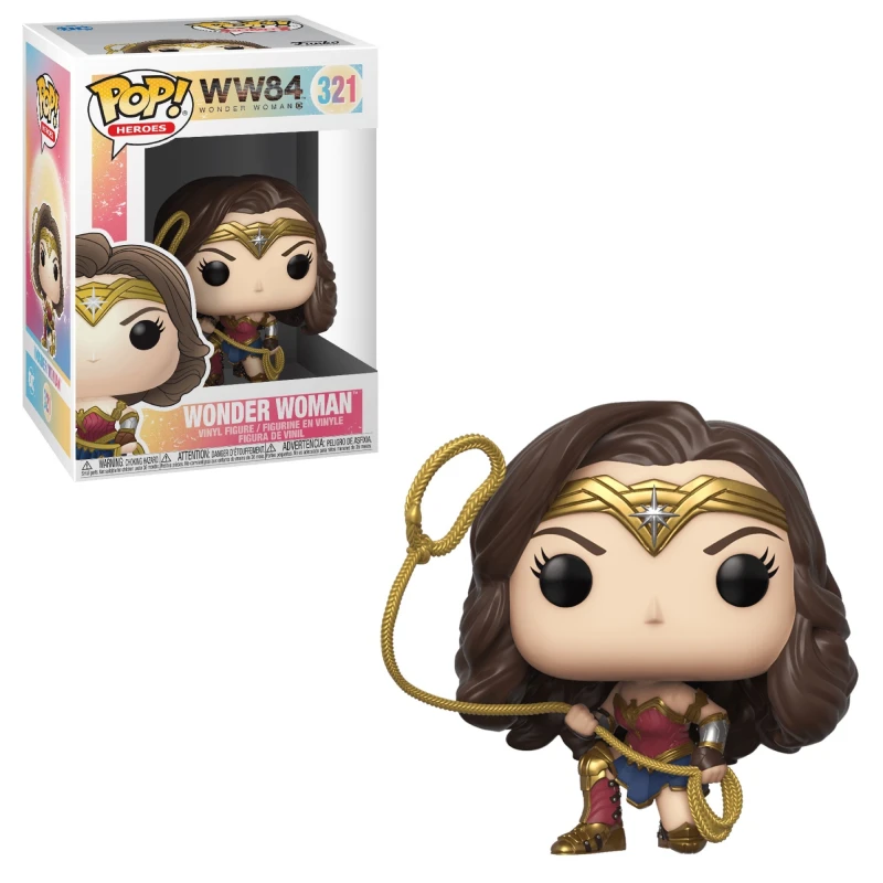 Funko Pop Figure Metallic Wonder Woman 1984 NEW - فانكو