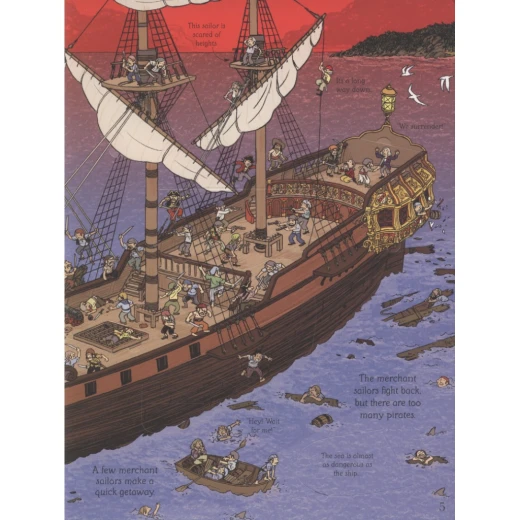 Usborne - Lift-the-Flap - See Inside Pirate Ships - Usborne - Image 4