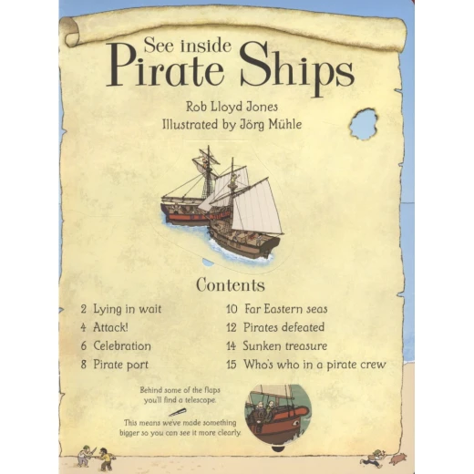 Usborne - Lift-the-Flap - See Inside Pirate Ships - Usborne - Image 2
