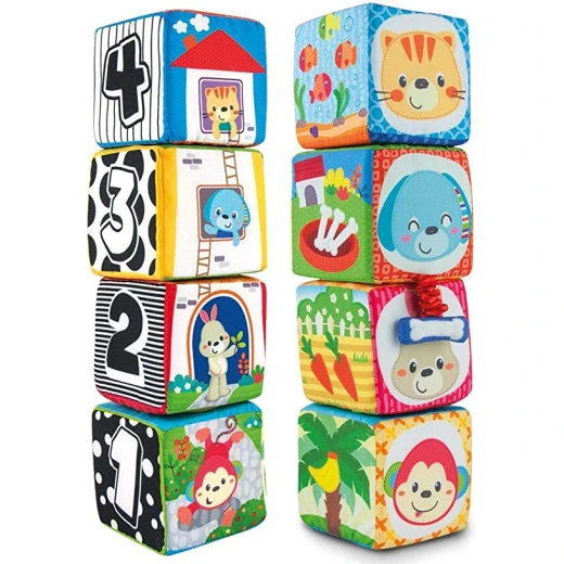 Winfun Animal Pals Soft Blocks - وين فن - Image 2
