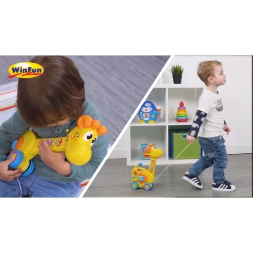 Winfun 2-in-1 Giraffe Guitar - وين فن - Image 3