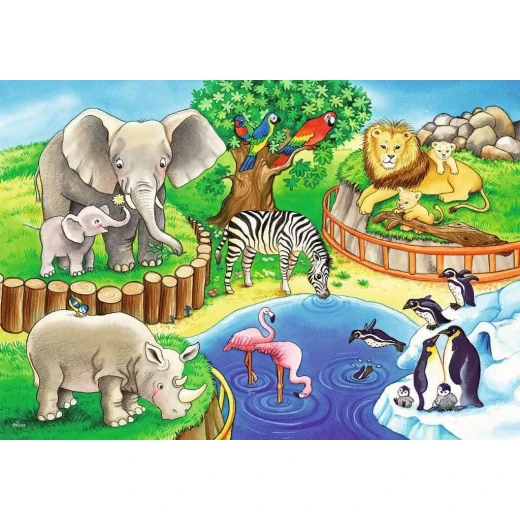 Ravensburger Zoo Animals 2x12 Puzzle Pieces - رافينسبرغر - Image 3
