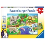 Ravensburger Zoo Animals 2x12 Puzzle Pieces - رافينسبرغر