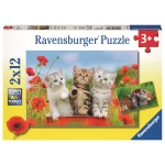 Ravensburger Puzzle Kitten Adventures (2X12pc) - رافينسبرغر
