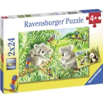 Ravensburger Sweet Koalas and Pandas Puzzle 2x24pc - رافينسبرغر
