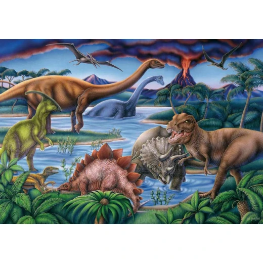 Ravensburger Dinosaur Playground - 35pc Jigsaw Puzzle For Kids - رافينسبرغر - Image 2