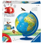 Ravensburger Childrens World Globe 3D Jigsaw Puzzle - 180pc - رافينسبرغر