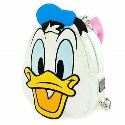 Funko Loungefly Disney Daisy Duck & Donald Duck Mini Backpack Purse Bag Reversible - فانكو - Image 5