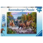 Ravensburger Rushing River Horses XXL100 - رافينسبرغر