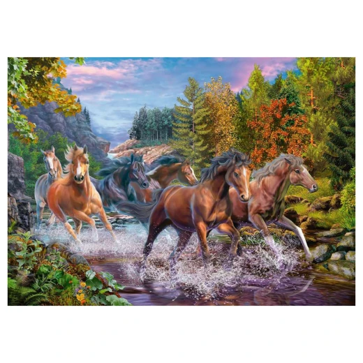 Ravensburger Rushing River Horses XXL100 - رافينسبرغر - Image 2