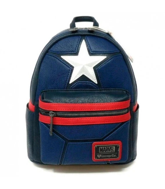 Funko Loungefly Captain America Cosplay Mini BackPack - فانكو