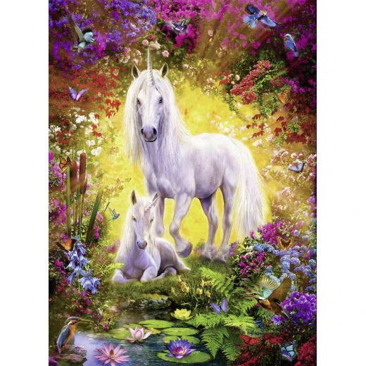 Ravensburger Unicorn & Foal 500pc 1x20 - رافينسبرغر - Image 2