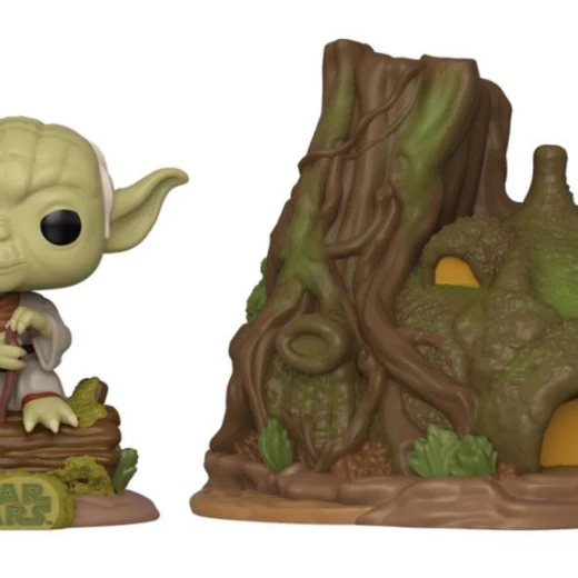 Funko POP! Movies: Star Wars Mandalorian - Yoda With House - فانكو - Image 3