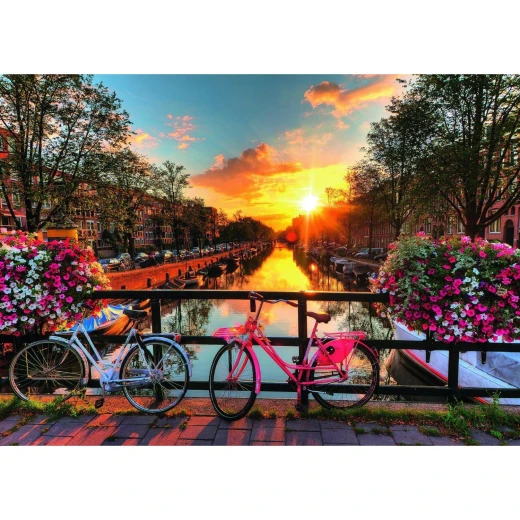 Ravensburger Bicycles in Amsterdam 1000pc - رافينسبرغر - Image 2