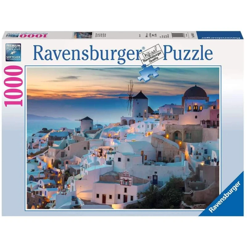 Ravensburger Santorini - Greece Jigsaw Puzzle 1000pc - رافينسبرغر