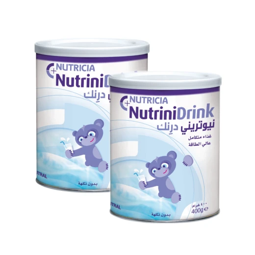 حليب بودرة  400 جم × 2 عبوة  من نوتريني درنك