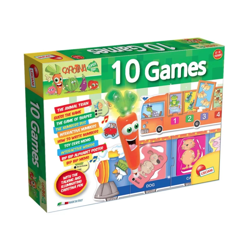Lisciani Carotina Talking Pen 10 Games - ليشياني