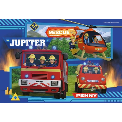 Ravensburger Puzzle 2x24 pcs - Fireman Sam, To the rescue - رافينسبرغر - Image 2