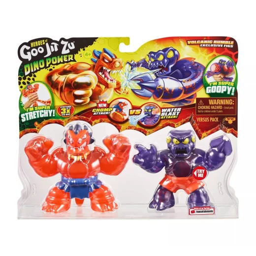 Goo Jit Zu Dino Power Versus Pack - Volcanic Rumble Goo Jit Zu Dino Power Versus Pack - Volcanic Rumble