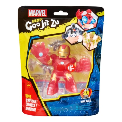 Goo Jit Zu Licensed Marvel S1 Hero Pk - Iron Man Goo Jit Zu Licensed Marvel S1 Hero Pk - Iron Man