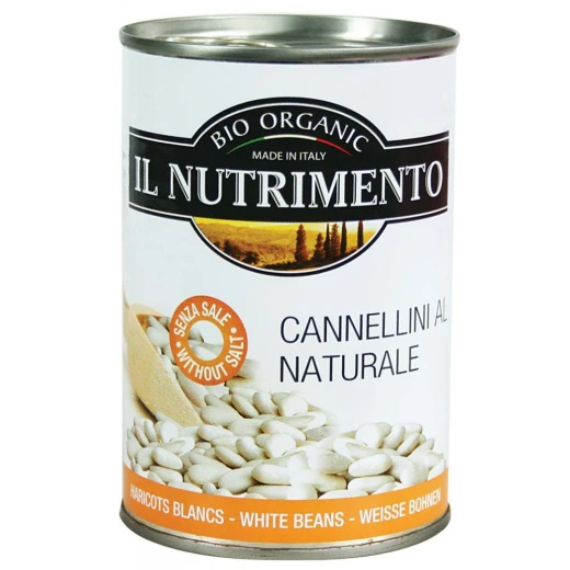 Bio Organic - IL Nutrimento Cannellini White Beans Natural 400g Bio Organic - IL Nutrimento Cannellini White Beans Natural 400g