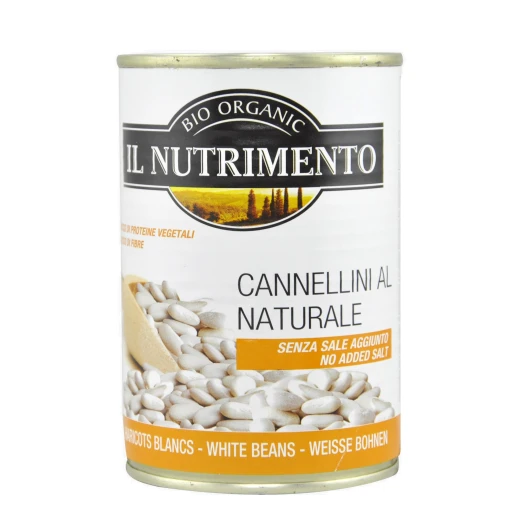 Bio Organic - IL Nutrimento Cannellini White Beans Natural 400g - إل نيوتريمينتو - Image 2