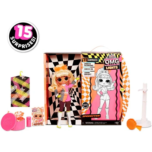 L.o.l Surprise! O.m.g. Lights Speedster Fashion Doll With 15 Surprises - مفاجأت ال او ال - Image 5