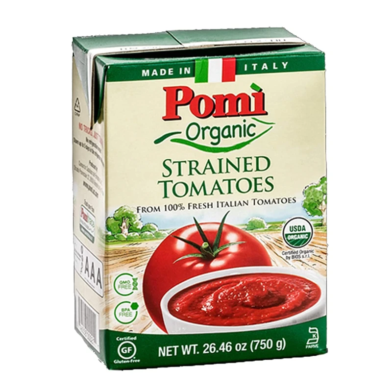 Pomi Organic Strained Tomatoes 750g - Pomi