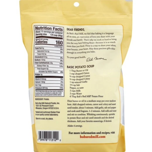 Bob's Red Mill Potato Flour 680g - بوبز ريد ميل - Image 2