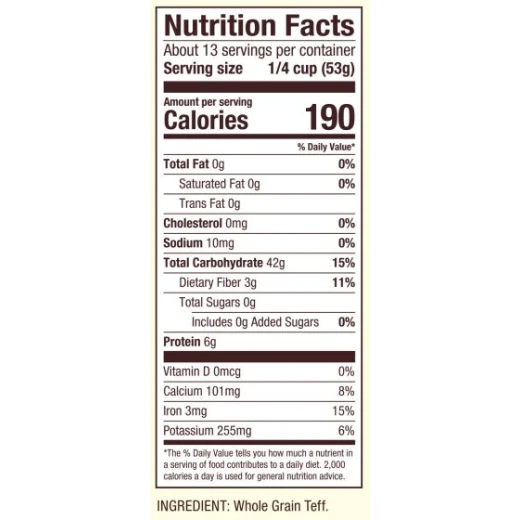 Bob's Red Mill Whole Grain Teff 680g - بوبز ريد ميل - Image 3
