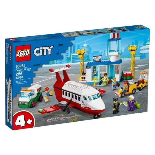 مجموعة لعب مطار وسط المدينة من ليجو 60261 مجموعة لعب مطار وسط المدينة من ليجو 60261