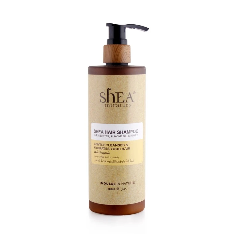Shea Miracles Hair Shampoo Almond Oil And Honey - 300 ml - Shea Miracles