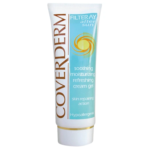 Coverderm Filteray After Sun Cream Gel 100 ml Soothing Moisturizing Skin Repair Coverderm Filteray After Sun Cream Gel 100 ml Soothing Moisturizing Skin Repair