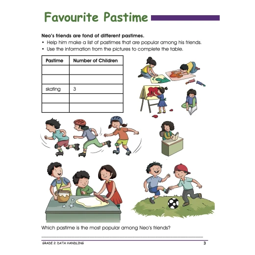 Smart Scholars Grade 2 Data Handling - او ام - Image 2