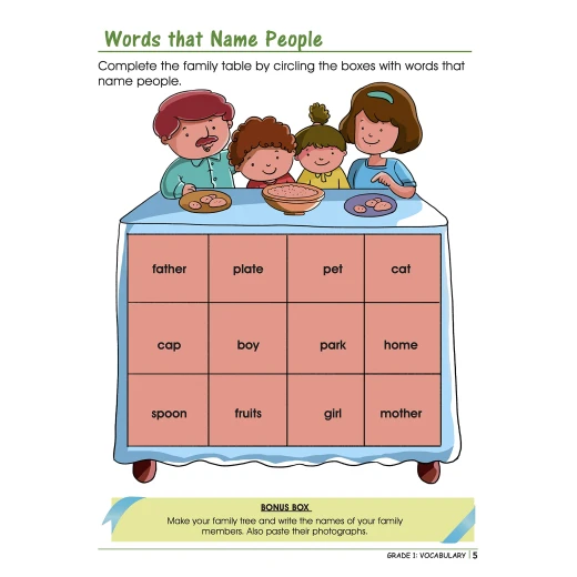 Smart Scholars Grade 1 Vocabulary - او ام - Image 6