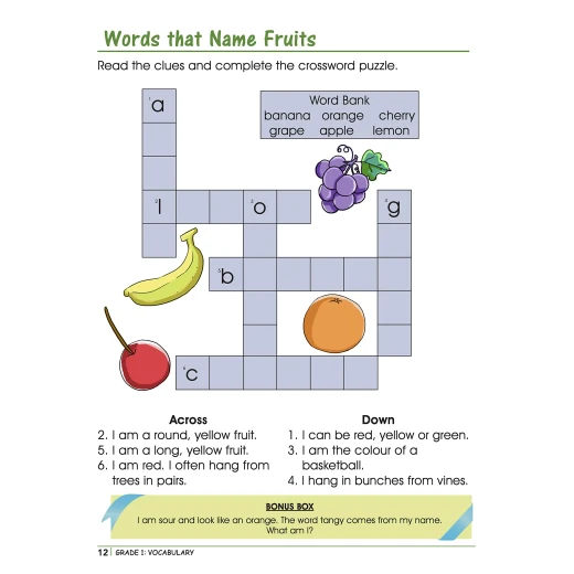 Smart Scholars Grade 1 Vocabulary - او ام - Image 4