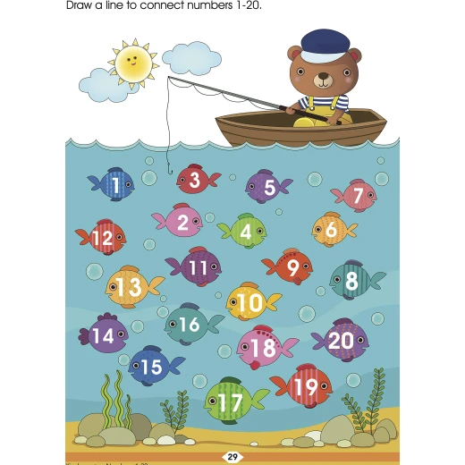 كتاب رياض الأطفال الأذكياء أرقام 1-20 - او ام - Image 5